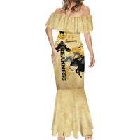 Personalized Preakness Horse Racing Mermaid Dress 150th Anniversary Run For The Black-Eyed Susans