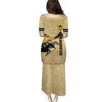 Personalized Preakness Horse Racing Puletasi 150th Anniversary Run For The Black-Eyed Susans