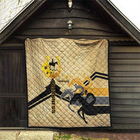 Personalized Preakness Horse Racing Quilt 150th Anniversary Run For The Black-Eyed Susans