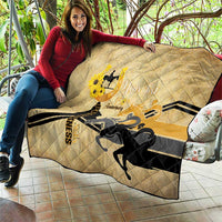 Personalized Preakness Horse Racing Quilt 150th Anniversary Run For The Black-Eyed Susans