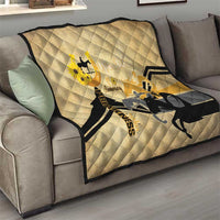 Personalized Preakness Horse Racing Quilt 150th Anniversary Run For The Black-Eyed Susans