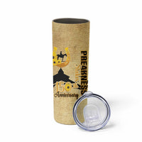 Personalized Preakness Horse Racing Skinny Tumbler 150th Anniversary Run For The Black-Eyed Susans