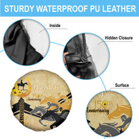 Personalized Preakness Horse Racing Spare Tire Cover 150th Anniversary Run For The Black-Eyed Susans