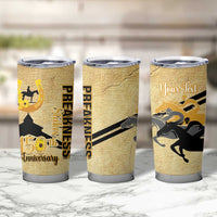 Personalized Preakness Horse Racing Tumbler Cup 150th Anniversary Run For The Black-Eyed Susans