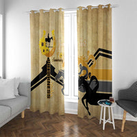 Personalized Preakness Horse Racing Window Curtain 150th Anniversary Run For The Black-Eyed Susans