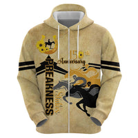 Personalized Preakness Horse Racing Zip Hoodie 150th Anniversary Run For The Black-Eyed Susans