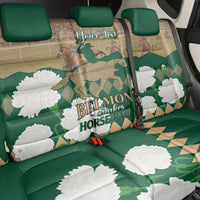 Personalized Belmont Horse Racing Back Car Seat Cover 157th Anniversary Run For The Carnations