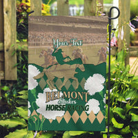 Personalized Belmont Horse Racing Garden Flag 157th Anniversary Run For The Carnations