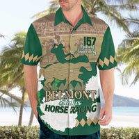 Personalized Belmont Horse Racing Hawaiian Shirt 157th Anniversary Run For The Carnations