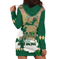 Personalized Belmont Horse Racing Hoodie Dress 157th Anniversary Run For The Carnations