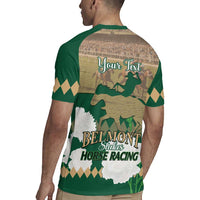 Personalized Belmont Horse Racing Rugby Jersey 157th Anniversary Run For The Carnations