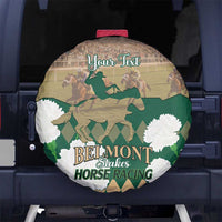 Personalized Belmont Horse Racing Spare Tire Cover 157th Anniversary Run For The Carnations