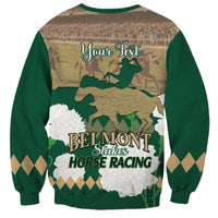 Personalized Belmont Horse Racing Sweatshirt 157th Anniversary Run For The Carnations
