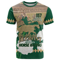 Personalized Belmont Horse Racing T Shirt 157th Anniversary Run For The Carnations