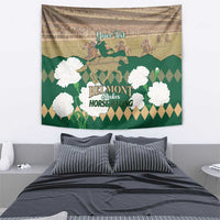 Personalized Belmont Horse Racing Tapestry 157th Anniversary Run For The Carnations