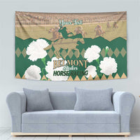 Personalized Belmont Horse Racing Tapestry 157th Anniversary Run For The Carnations