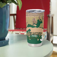 Personalized Belmont Horse Racing Tumbler Cup 157th Anniversary Run For The Carnations