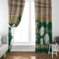 Personalized Belmont Horse Racing Window Curtain 157th Anniversary Run For The Carnations
