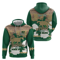 Personalized Belmont Horse Racing Zip Hoodie 157th Anniversary Run For The Carnations