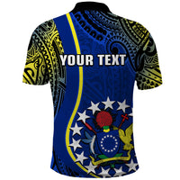 Custom Cook Islands Polo Shirt Mangaia Gospel Day Blue Version - Wonder Print Shop