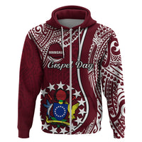 June 15 Mangaia Gospel Day Mangaia Cook Islands Hoodie Maroon Version - Wonder Print Shop