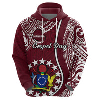 June 15 Mangaia Gospel Day Mangaia Cook Islands Hoodie Maroon Version - Wonder Print Shop