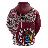 June 15 Mangaia Gospel Day Mangaia Cook Islands Hoodie Maroon Version - Wonder Print Shop