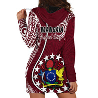 June 15 Mangaia Gospel Day Mangaia Cook Islands Hoodie Dress Maroon Version - Wonder Print Shop