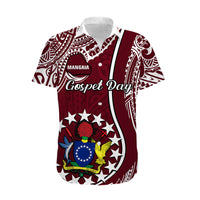 Personalised June 15 Mangaia Gospel Day Mangaia Cook Islands Hawaiian Shirt Maroon Version - Wonder Print Shop