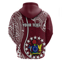Custom June 15 Mangaia Gospel Day Mangaia Cook Islands Hoodie Maroon Version - Wonder Print Shop