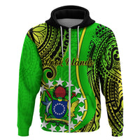 Polynesian Pride Cook Islands Hoodie Kuki Airani Coat Of Arms - Wonder Print Shop