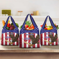 Custom USA 2024 Cricket Grocery Bag Go Champions Eagles