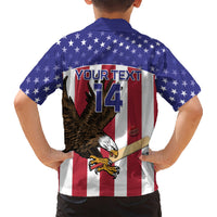 Custom USA 2024 Cricket Hawaiian Shirt Go Champions Eagles - Wonder Print Shop