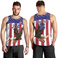Custom USA 2024 Cricket Men Tank Top Go Champions Eagles - Wonder Print Shop