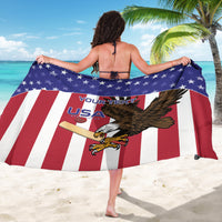 Custom USA 2024 Cricket Sarong Go Champions Eagles - Wonder Print Shop