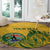 Custom South Africa Cricket Round Carpet 2024 African Pattern Go Proteas