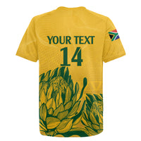 Custom South Africa Cricket Rugby Jersey 2024 African Pattern Go Proteas - Wonder Print Shop