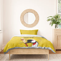 Custom Uganda Cricket Bedding Set Ugandan Grey Crowned Crane - Wonder Print Shop