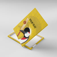 Custom Uganda Cricket Canvas Wall Art Ugandan Grey Crowned Crane - Wonder Print Shop