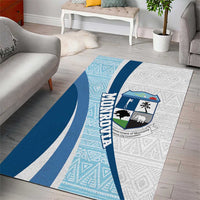 Liberia Monrovia Capital Area Rug African Pattern Curves Style