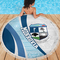 Liberia Monrovia Capital Beach Blanket African Pattern Curves Style