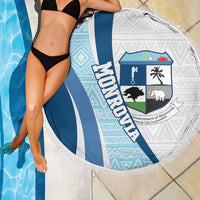 Liberia Monrovia Capital Beach Blanket African Pattern Curves Style