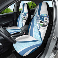Liberia Monrovia Capital Car Seat Cover African Pattern Curves Style