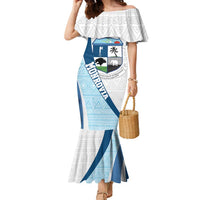 Liberia Monrovia Capital Family Matching Mermaid Dress and Hawaiian Shirt African Pattern Curves Style