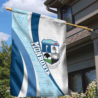 Liberia Monrovia Capital Garden Flag African Pattern Curves Style