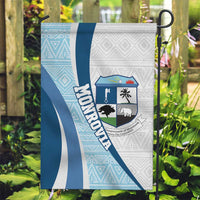 Liberia Monrovia Capital Garden Flag African Pattern Curves Style