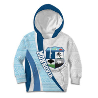 Liberia Monrovia Capital Kid Hoodie African Pattern Curves Style