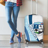 Liberia Monrovia Capital Luggage Cover African Pattern Curves Style