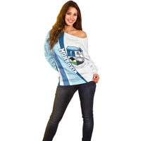 Liberia Monrovia Capital Off Shoulder Sweater African Pattern Curves Style