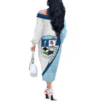 Liberia Monrovia Capital Off The Shoulder Long Sleeve Dress African Pattern Curves Style